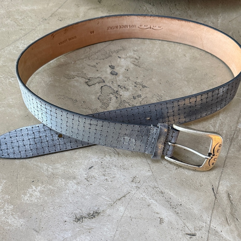 Animo women’s Italian  Gray Belt